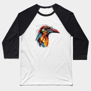 bird with pop art style Baseball T-Shirt